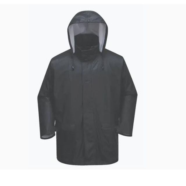 Men Waterproof Parka Outdoor Jackets Pu Jacket Rain Wea
