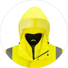Winter Warm High Visibility 5-in-1 Waterproof Safety Parka ,Workwear