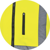 High Visibility Reflective Safety Softshell Jacket, Windproof Workwear
