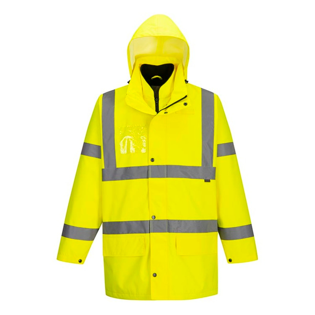 Winter Warm High Visibility 5-in-1 Waterproof Safety Parka ,Workwear