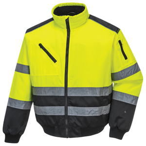 Winter Warm High Visibility Waterproof Safety Pilot Jacket, Workwear