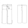 Men Waterproof Pants Outdoor PU Pants Pants Rain Wear