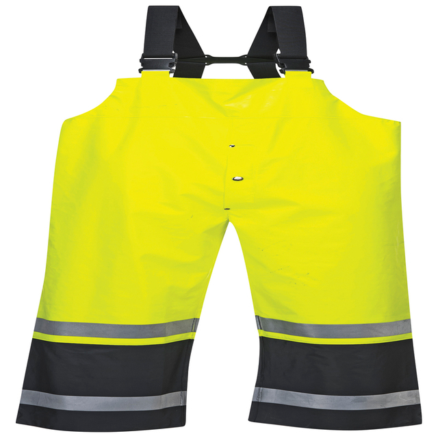 High-Visibility Waterproof Safety With Reflective Tape Workwear, Rain Overalls